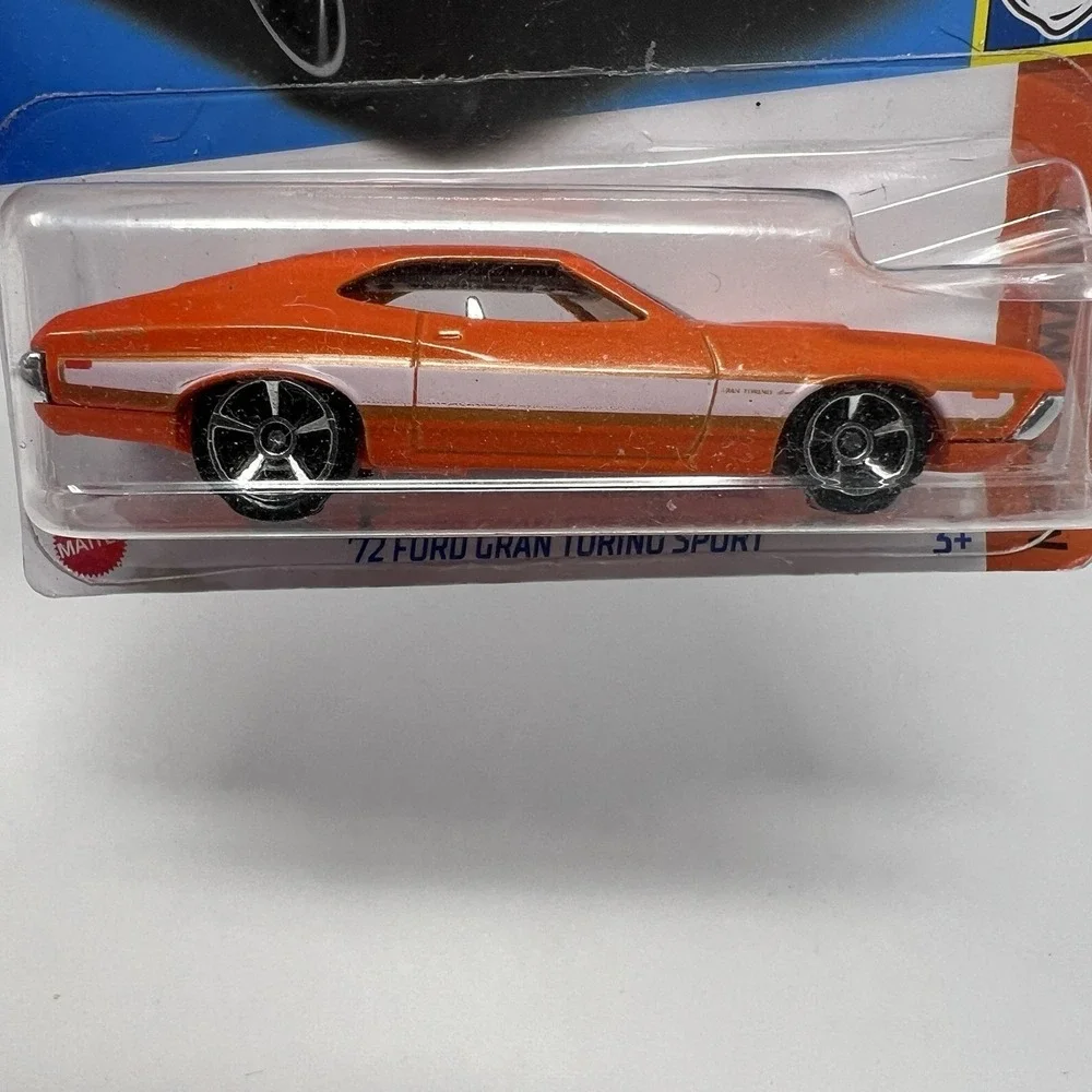 2022 Hot Wheels #250 Muscle Mania 10/10 '72 FORD GRAN TORINO SPORT Orange w/MC5s